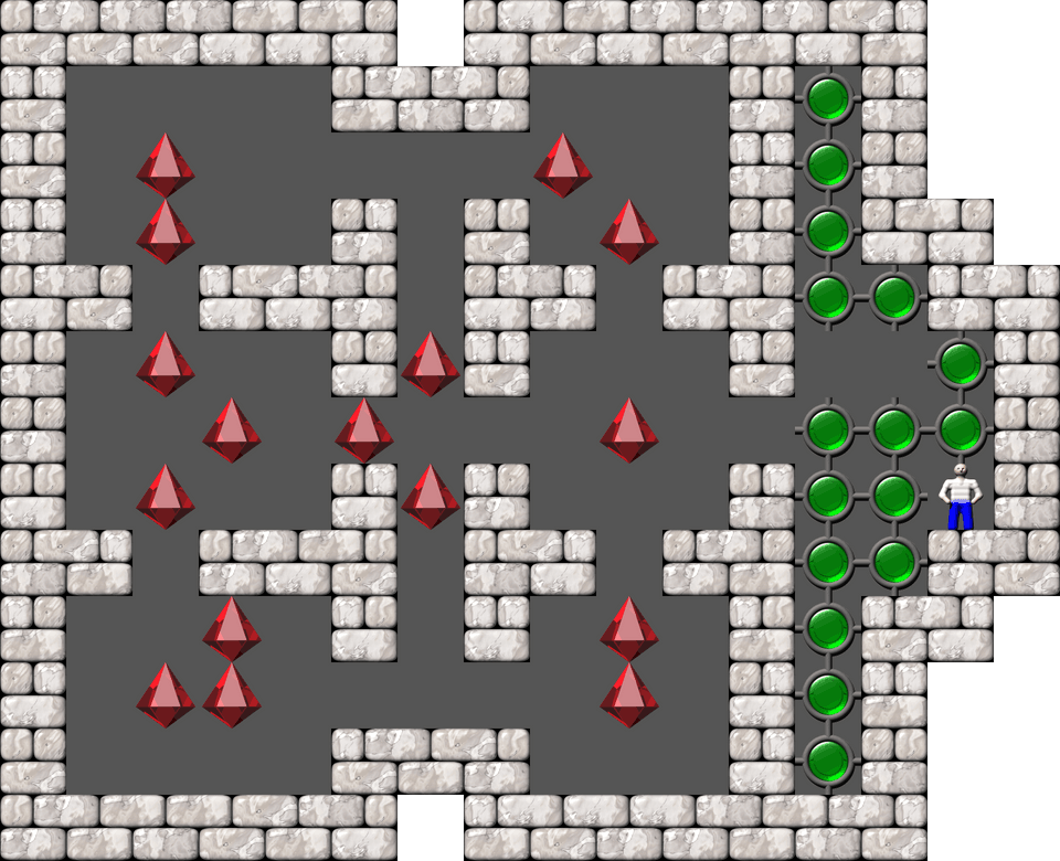 Sokoban Mass Remodel level 1147